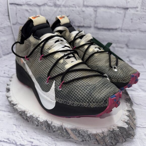 Nike Vapor Street x OFF-WHITE Laser Fuchsia Women's 11.5 Men's 10 CD8178-001 - Picture 4 of 11